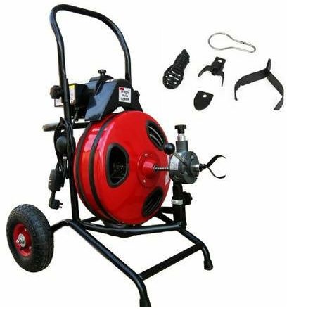 Commercial Sewer Snake drain cleaner auger machine 50 ft long 1/2